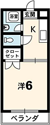 間取図画像 1DK