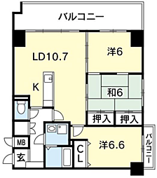間取図画像 3LDK
