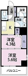 間取図画像 2K