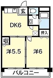 間取図画像 2DK