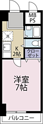 間取図画像 1K