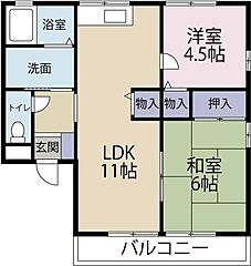 物件の間取り
