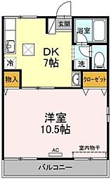 間取図画像 1DK