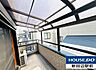 バルコニー：東向きのバルコニーはワイドバルコニーで屋根付きです。