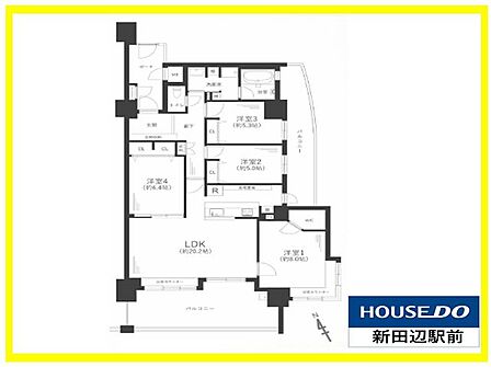 4LDK 間取り