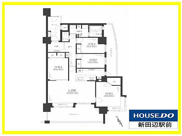 間取りを拡大表示