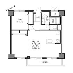 間取図画像 1LDK