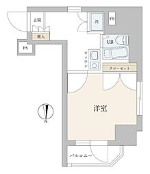 日興パレス大森パート2 1Kの間取図画像