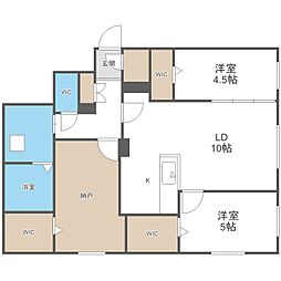 ヴィレッジ表参道 3LDKの間取図画像