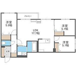 ＢＬＵＥ　ＦＯＲＥＳＴ 5階/-