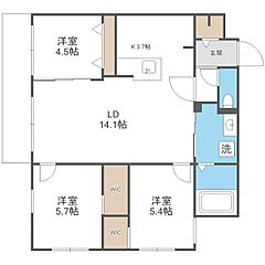 物件の間取り