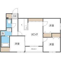 ARTEMIS 3LDKの間取図画像