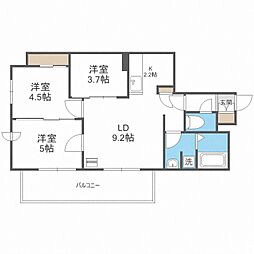 間取図画像 3LDK