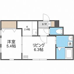 ブリリアントＲ 2階/-