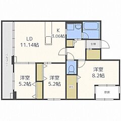 物件の間取り