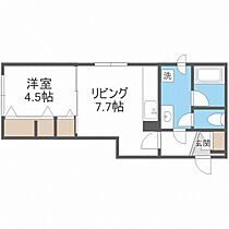 サンテ前田  ｜ 北海道札幌市手稲区前田二条11丁目（賃貸マンション1DK・4階・33.60㎡） その2