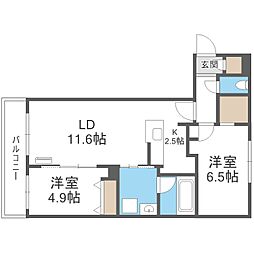 ラ・マナーナ旭山公園通 3階/-