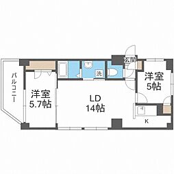 ビッグパレス中島公園 4階/-
