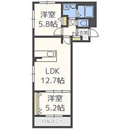クチュールＮ42 2階