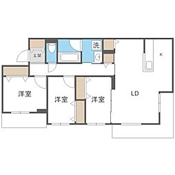 Ｓ−ＲＥＳＩＤＥＮＣＥ東札幌ｂｌｉｎｇ 3階