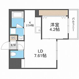 GRANDSUCCESSLUSSO 1LDKの間取図画像