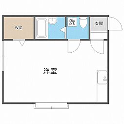 タントハウス15 ワンルームの間取図画像
