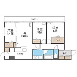ガーデンクォーツ琴似 2階/-