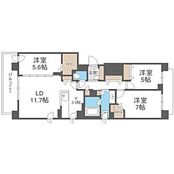 ル・コルヌイエ山鼻 4階/-