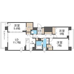 物件の間取り