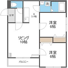 物件の間取り