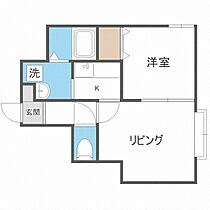 プロスパー菊水Ａ  ｜ 北海道札幌市白石区菊水元町一条2丁目（賃貸アパート1DK・3階・32.51㎡） その2