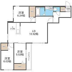 物件の間取り
