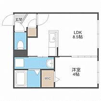 フォレスタ琴似  ｜ 北海道札幌市西区二十四軒四条7丁目（賃貸マンション1LDK・4階・30.45㎡） その2