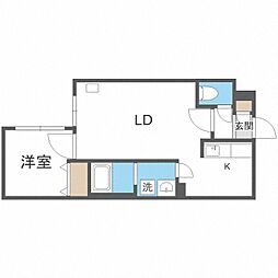LUMIC本郷通 1LDKの間取図画像