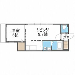 プラシードブルグN14 2階