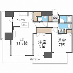 ブランズタワー札幌 17階
