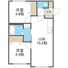 物件の間取り