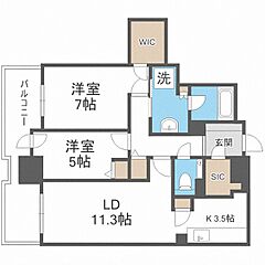物件の間取り