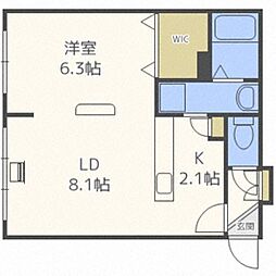 コラージュ琴似 2階