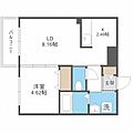 ライラック壱番館4階7.7万円
