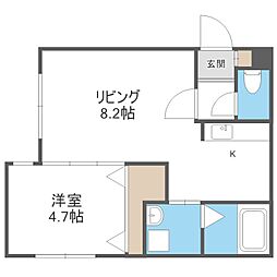レトワール平岸 2階