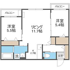 物件の間取り