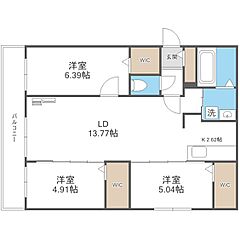 物件の間取り