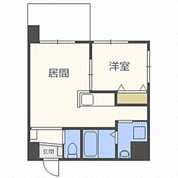 モルティーニ表参道 1LDKの間取図画像
