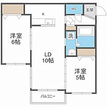 アルシオーネＳ12  ｜ 北海道札幌市中央区南十二条西23丁目（賃貸マンション2LDK・3階・51.06㎡） その2