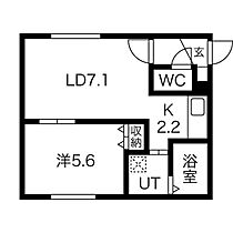 ハピネス発寒  ｜ 北海道札幌市西区発寒十一条3丁目（賃貸マンション1LDK・4階・31.00㎡） その2