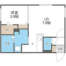 ロイヤルガーデン北6条  ｜ 北海道札幌市中央区北六条西21丁目（賃貸マンション1LDK・4階・32.28㎡） その2