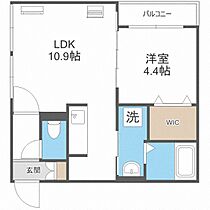 LUFFY  ｜ 北海道札幌市西区西町南18丁目（賃貸マンション1LDK・1階・37.26㎡） その2