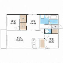 ベルツリーＲＪ  ｜ 北海道札幌市白石区北郷四条4丁目（賃貸マンション3LDK・4階・64.34㎡） その2