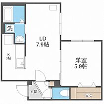 Ｏｌｉｖｅ環状東  ｜ 北海道札幌市東区北十七条東18丁目（賃貸マンション1LDK・2階・36.30㎡） その2